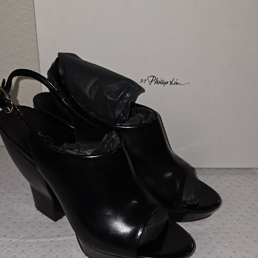 3.1 Phillip Lim Black Women's Heeled Sandals